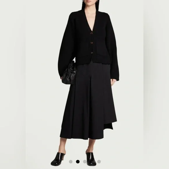 Khaite Scarlet Cashmere Cardigan (Size M, Black) - Picture 2 of 7